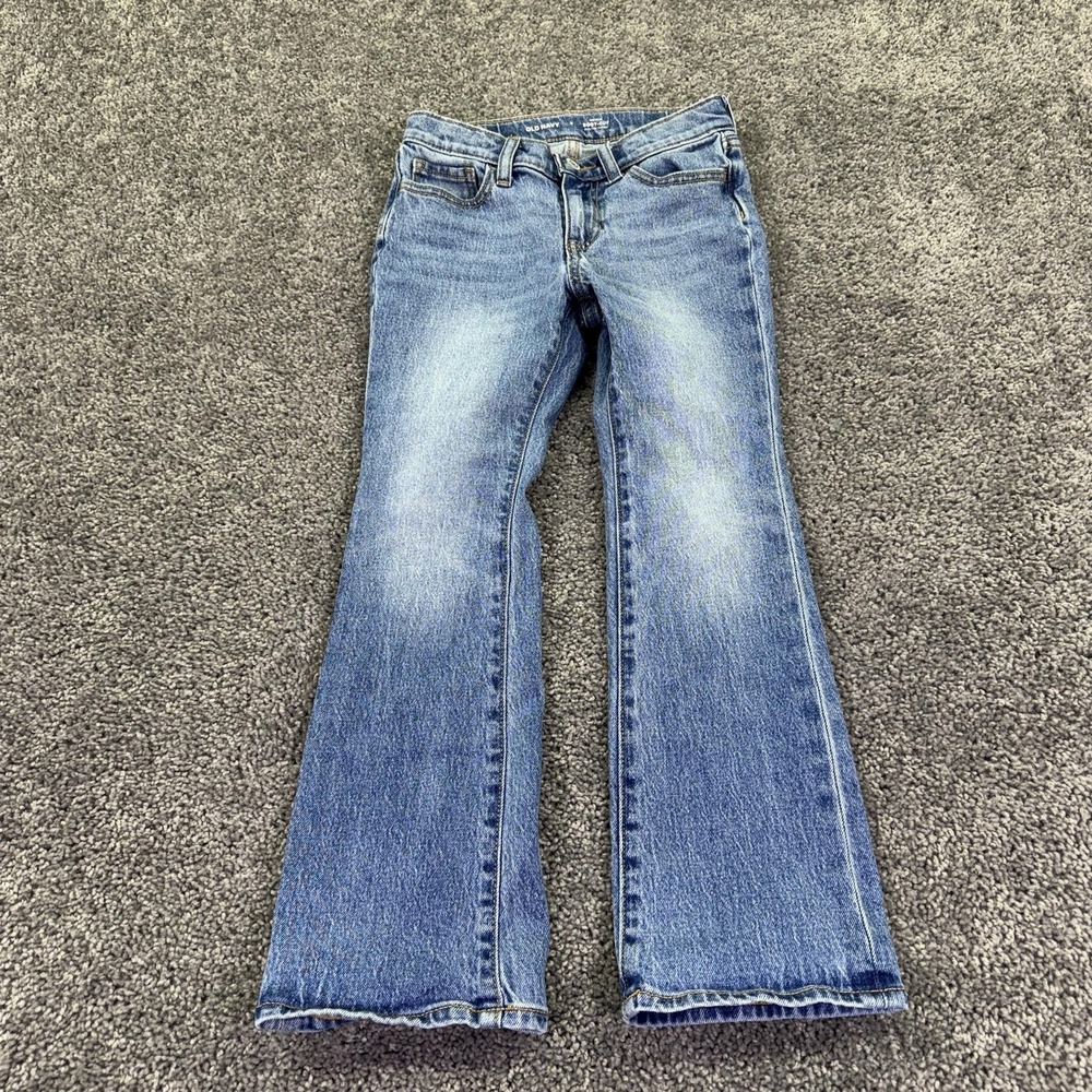 Old Navy Jeans Boys 8 Blue Mid Rise Bootcut Built-In Tough Stretch Denim Casual